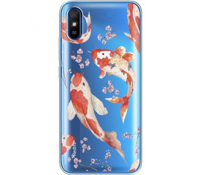 Силіконовий чохол BoxFace Xiaomi Redmi 9A Japanese Koi Fish (40305-cc3)
