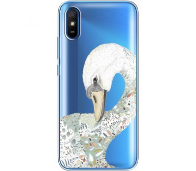 Силіконовий чохол BoxFace Xiaomi Redmi 9A Swan (40305-cc24)