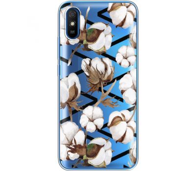 Силіконовий чохол BoxFace Xiaomi Redmi 9A Cotton flowers (40305-cc50)