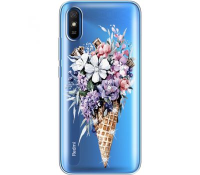 Силіконовий чохол BoxFace Xiaomi Redmi 9A Ice Cream Flowers (940305-rs17)