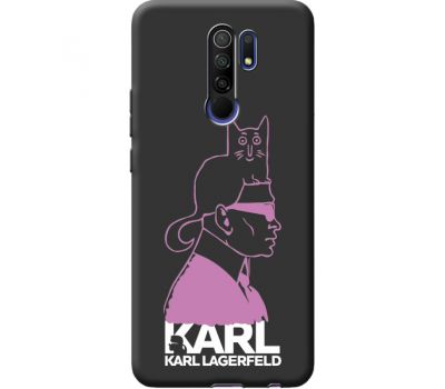 Силіконовий чохол BoxFace Xiaomi Redmi 9 Pink Karl (40357-bk40)