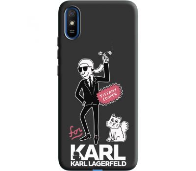 Силіконовий чохол BoxFace Xiaomi Redmi 9A For Karl (40509-bk38)