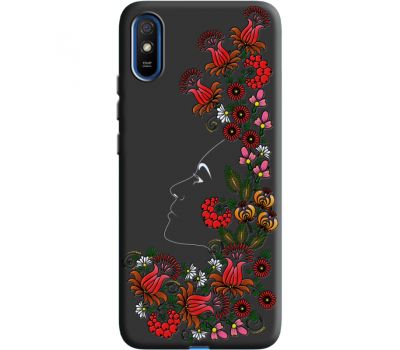 Силіконовий чохол BoxFace Xiaomi Redmi 9A 3D Ukrainian Muse (40509-bk64)