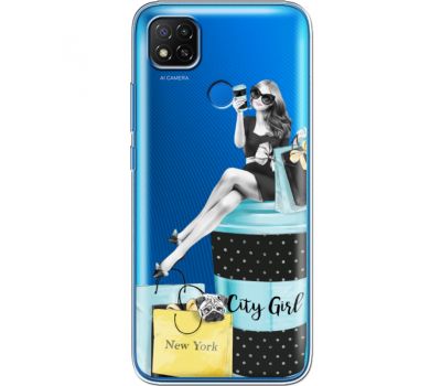 Силіконовий чохол BoxFace Xiaomi Redmi 9C City Girl (40880-cc56)