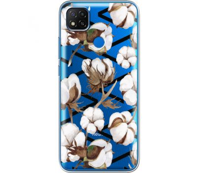Силіконовий чохол BoxFace Xiaomi Redmi 9C Cotton flowers (40880-cc50)