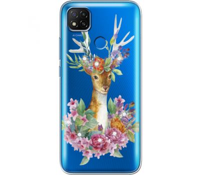 Силіконовий чохол BoxFace Xiaomi Redmi 9C Deer with flowers (940880-rs5)