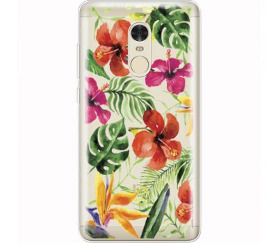 Силіконовий чохол BoxFace Xiaomi Redmi Note 4x Tropical Flowers (35032-cc43)