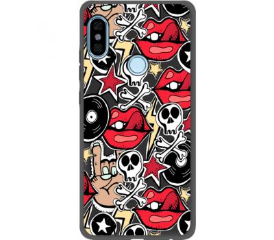 Силіконовий чохол BoxFace Xiaomi Redmi Note 5 / Note 5 Pro Rock Graffiti (34771-bk57)