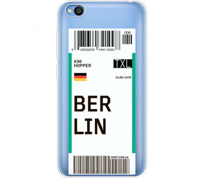 Силіконовий чохол BoxFace Xiaomi Redmi Go Ticket Berrlin (36212-cc80)