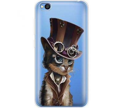 Силіконовий чохол BoxFace Xiaomi Redmi Go Steampunk Cat (36212-cc39)