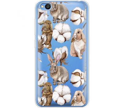 Силіконовий чохол BoxFace Xiaomi Redmi Go Cotton and Rabbits (36212-cc49)