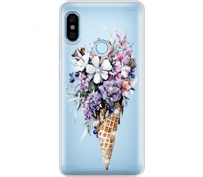 Силіконовий чохол BoxFace Xiaomi Redmi Note 5 / Note 5 Pro Ice Cream Flowers (934970-rs17)