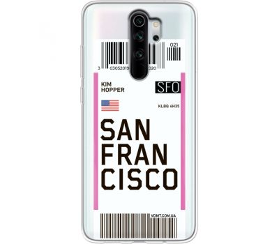 Силіконовий чохол BoxFace Xiaomi Redmi Note 8 Pro Ticket  San Francisco (38223-cc79)