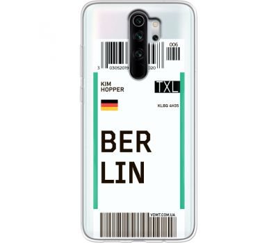 Силіконовий чохол BoxFace Xiaomi Redmi Note 8 Pro Ticket Berrlin (38223-cc80)