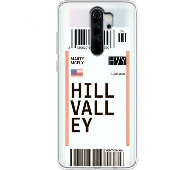 Силіконовий чохол BoxFace Xiaomi Redmi Note 8 Pro Ticket Hill Valley (38223-cc94)