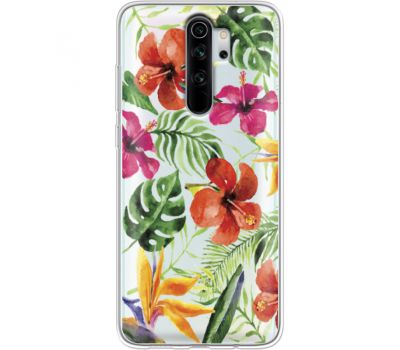 Силіконовий чохол BoxFace Xiaomi Redmi Note 8 Pro Tropical Flowers (38223-cc43)