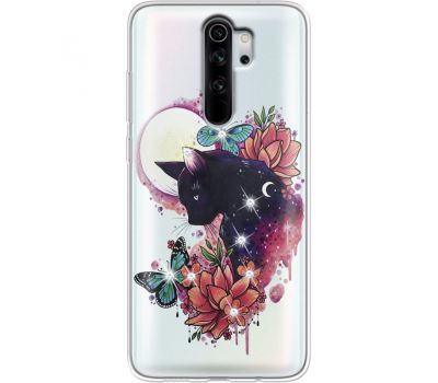 Силіконовий чохол BoxFace Xiaomi Redmi Note 8 Pro Cat in Flowers (938223-rs10)