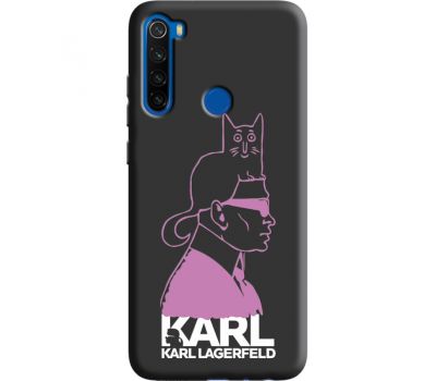 Силіконовий чохол BoxFace Xiaomi Redmi Note 8T Pink Karl (38945-bk40)