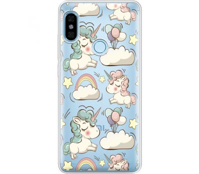 Силіконовий чохол BoxFace Xiaomi Redmi Note 5 / Note 5 Pro Unicorns (34970-cc2)