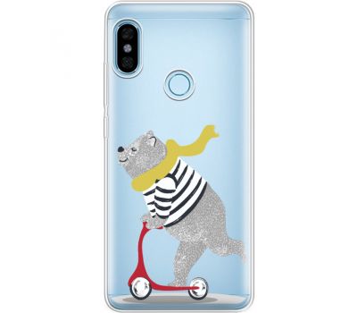 Силіконовий чохол BoxFace Xiaomi Redmi Note 5 / Note 5 Pro Happy Bear (34970-cc10)