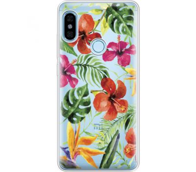 Силіконовий чохол BoxFace Xiaomi Redmi Note 5 / Note 5 Pro Tropical Flowers (34970-cc43)