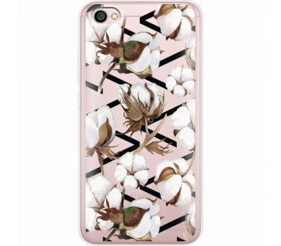 Силіконовий чохол BoxFace Xiaomi Redmi Note 5A Cotton flowers (35075-cc50)