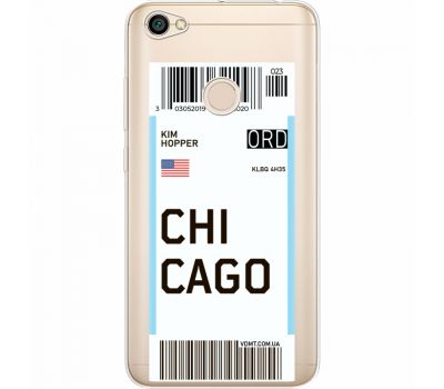 Силіконовий чохол BoxFace Xiaomi Redmi Note 5A Prime Ticket Chicago (35076-cc82)