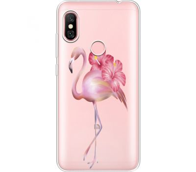 Силіконовий чохол BoxFace Xiaomi Redmi Note 6 Pro Floral Flamingo (35453-cc12)