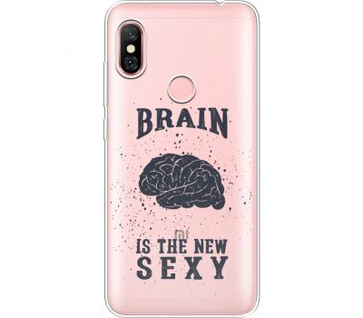 Силіконовий чохол BoxFace Xiaomi Redmi Note 6 Pro Sexy Brain (35453-cc47)
