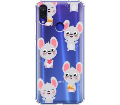 Силіконовий чохол BoxFace Xiaomi Redmi Note 7 с 3D-глазками Mouse (36208-cc76)