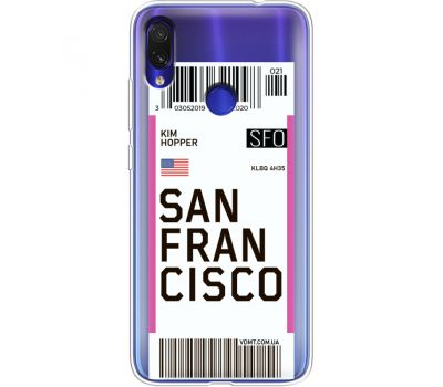 Силіконовий чохол BoxFace Xiaomi Redmi Note 7 Ticket  San Francisco (36208-cc79)