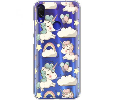 Силіконовий чохол BoxFace Xiaomi Redmi Note 7 Unicorns (36208-cc2)