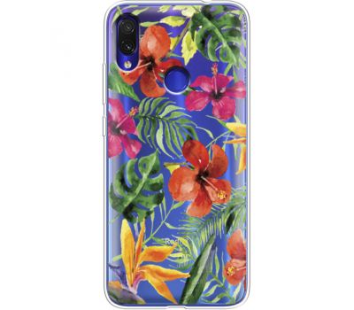 Силіконовий чохол BoxFace Xiaomi Redmi Note 7 Tropical Flowers (36208-cc43)