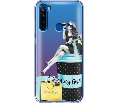 Силіконовий чохол BoxFace Xiaomi Redmi Note 8T City Girl (38533-cc56)