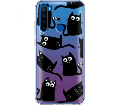 Силіконовий чохол BoxFace Xiaomi Redmi Note 8T с 3D-глазками Black Kitty (38533-cc73)