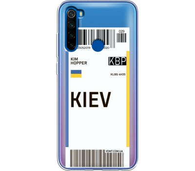 Силіконовий чохол BoxFace Xiaomi Redmi Note 8T Ticket Kiev (38533-cc88)