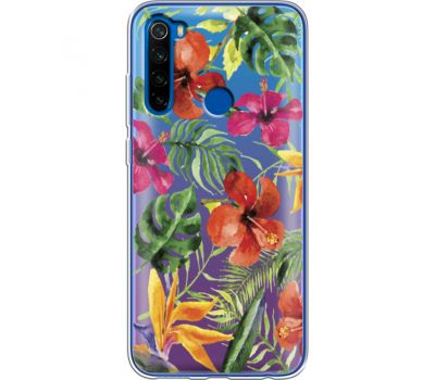 Силіконовий чохол BoxFace Xiaomi Redmi Note 8T Tropical Flowers (38533-cc43)