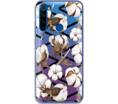 Силіконовий чохол BoxFace Xiaomi Redmi Note 8T Cotton flowers (38533-cc50)