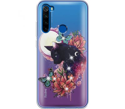 Силіконовий чохол BoxFace Xiaomi Redmi Note 8T Cat in Flowers (938533-rs10)