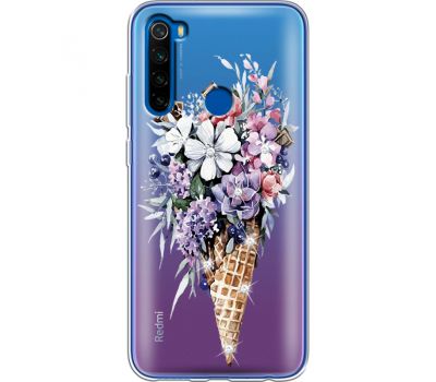 Силіконовий чохол BoxFace Xiaomi Redmi Note 8T Ice Cream Flowers (938533-rs17)