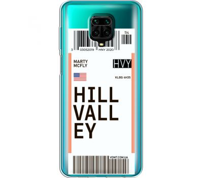 Силіконовий чохол BoxFace Xiaomi Redmi Note 9S Ticket Hill Valley (39476-cc94)