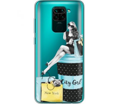 Силіконовий чохол BoxFace Xiaomi Redmi Note 9 City Girl (39802-cc56)