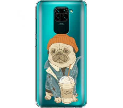 Силіконовий чохол BoxFace Xiaomi Redmi Note 9 Dog Coffeeman (39802-cc70)