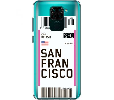 Силіконовий чохол BoxFace Xiaomi Redmi Note 9 Ticket  San Francisco (39802-cc79)
