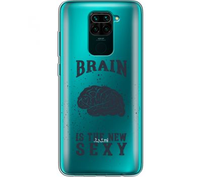 Силіконовий чохол BoxFace Xiaomi Redmi Note 9 Sexy Brain (39802-cc47)