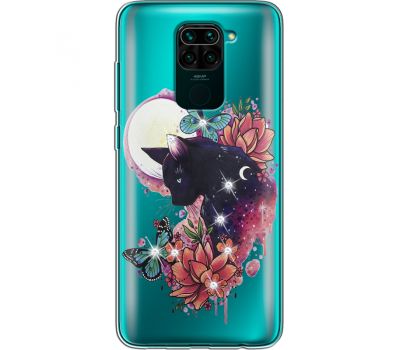 Силіконовий чохол BoxFace Xiaomi Redmi Note 9 Cat in Flowers (939802-rs10)