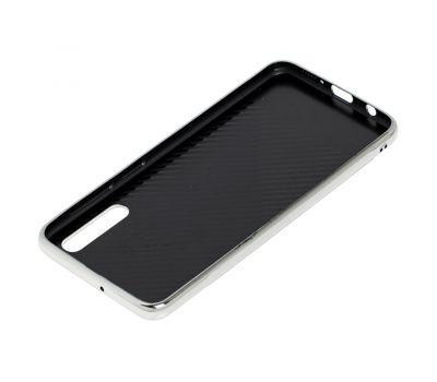 Чохол Samsung Galaxy A50 / A50s / A30s Ambre Fashion сріблястий / чорний 1664618