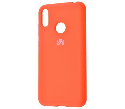 Чохол для Huawei Y7 2019 Silicone Full помаранчевий