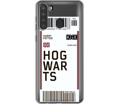 Силіконовий чохол BoxFace Samsung A215 Galaxy A21 Ticket Hogwarts (39761-cc91)