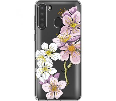 Силіконовий чохол BoxFace Samsung A215 Galaxy A21 Cherry Blossom (39761-cc4)